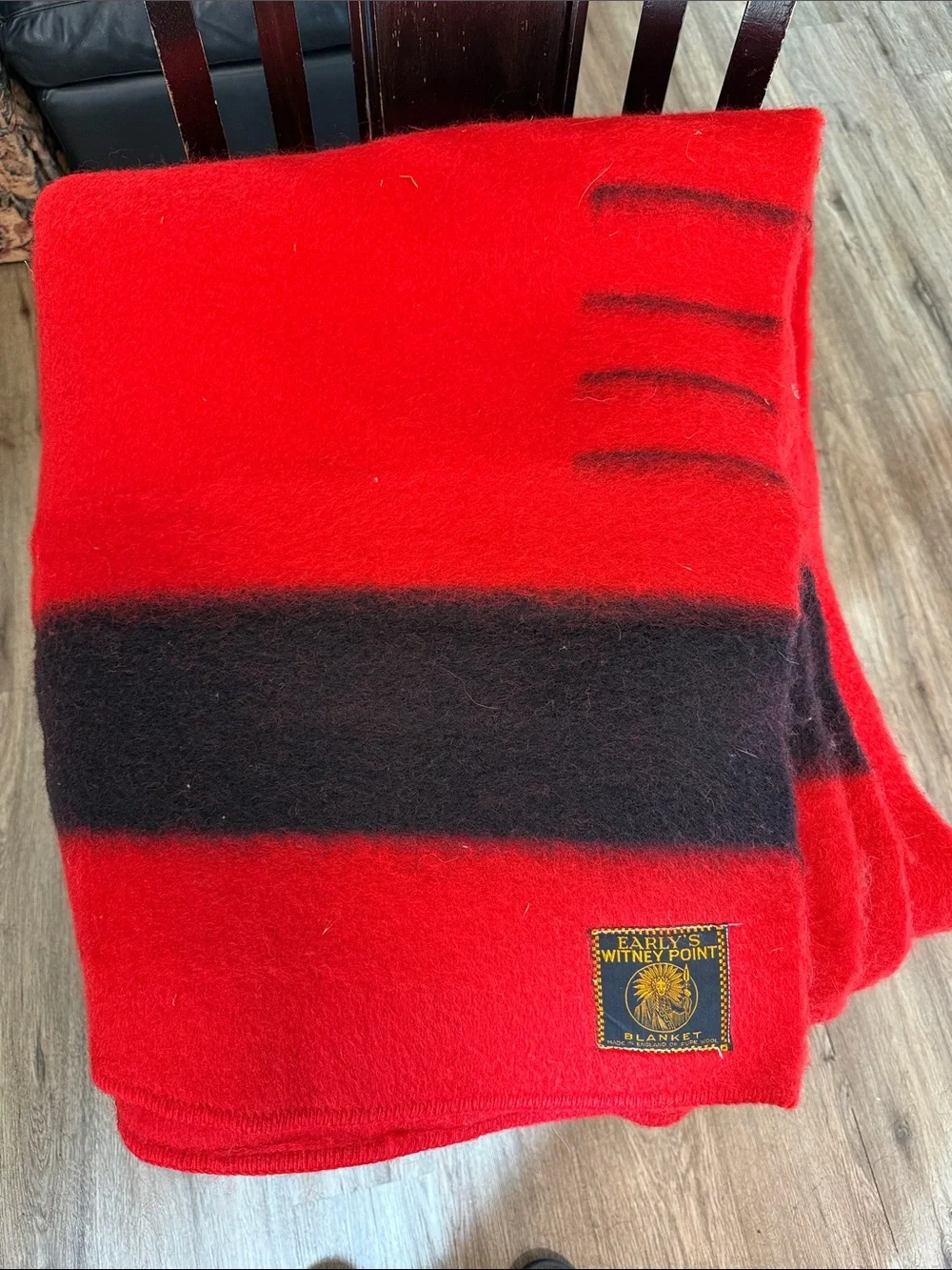 Early’s Witney Point wool queen sized blanket